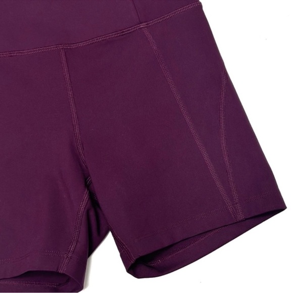Girlfriend Collective high rise plum bike shorts Xs - Picture 4 of 8